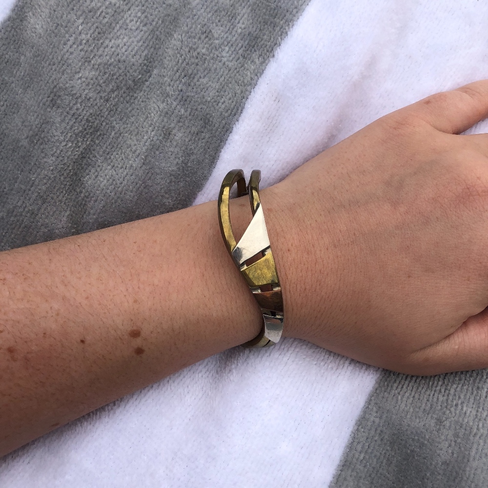 mixed metal bracelet